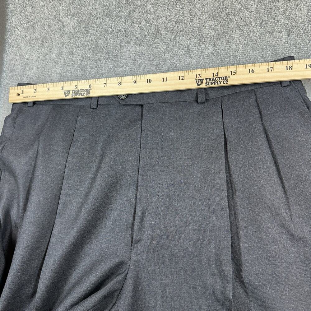 Lauren Ralph Lauren 44L 38x31 Wool Suit Charcoal Gray 2 Button Made Canada - Picture 14 of 15